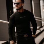 Bluzka męska longsleeve Noah Ola Voga czarna