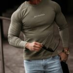 Bluzka męska longsleeve Noah Ola Voga c.khaki