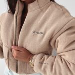 Kurtka ze stójką Shandy Ola Voga beżowa