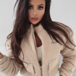 Kurtka ze stójką Shandy Ola Voga beżowa