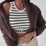 Kurtka ze stójką Shandy Ola Voga brązowa