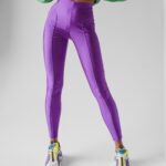 Legginsy dopasowane Zella Ola Voga wrzosowe