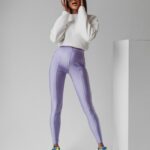 Legginsy dopasowane Zella Ola Voga j.fiolet