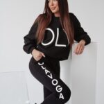 Komplet bawełniany Sophia Ola Voga czarny