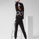 Komplet bawełniany Sophia Ola Voga czarny