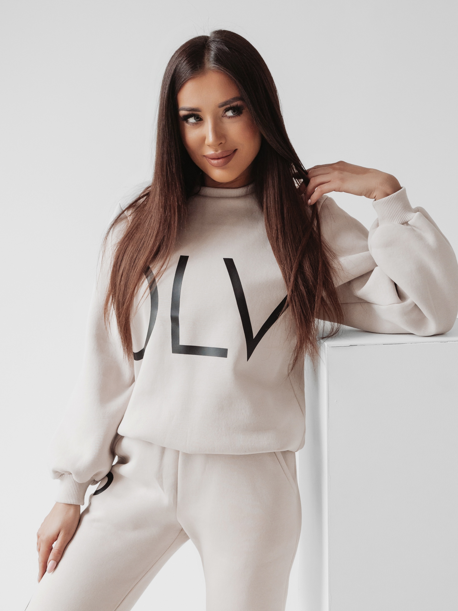 Komplet bawełniany Sophia Ola Voga beżowy Komplet bawełniany Sophia Ola Voga beżowy