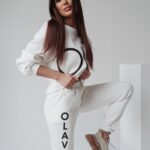 Komplet bawełniany Sophia Ola Voga ecru