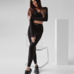 Komplet dopasowany Lunya Ola Voga czarny