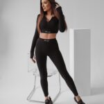 Komplet dopasowany Lunya Ola Voga czarny