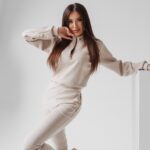 Komplet zamszowy Castilla Ola Voga beżowy