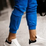 Komplet zamszowy męski Pedro Ola Voga chabrowy