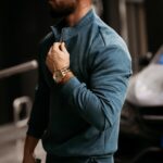 Komplet zamszowy męski Pedro Ola Voga szmaragdowy