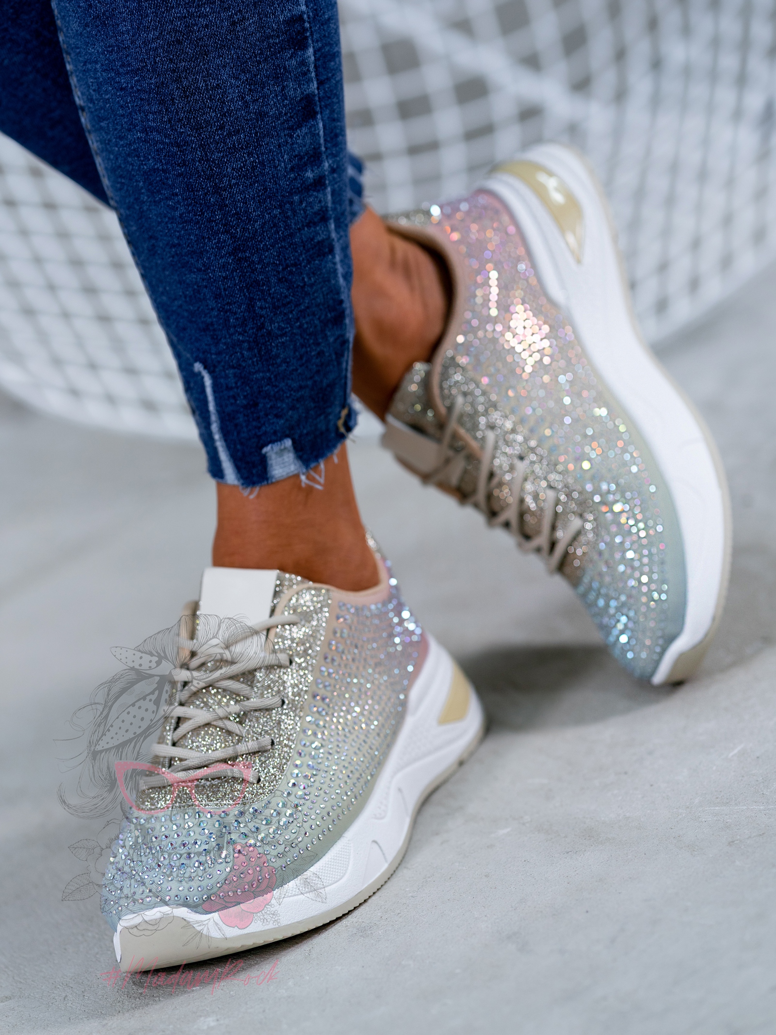 Buty sportowe Madam Ekstasy złota syrena Buty sportowe Madam Ekstasy złota syrena