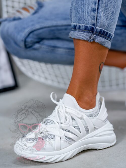 Buty sportowe Madam Pinso białe