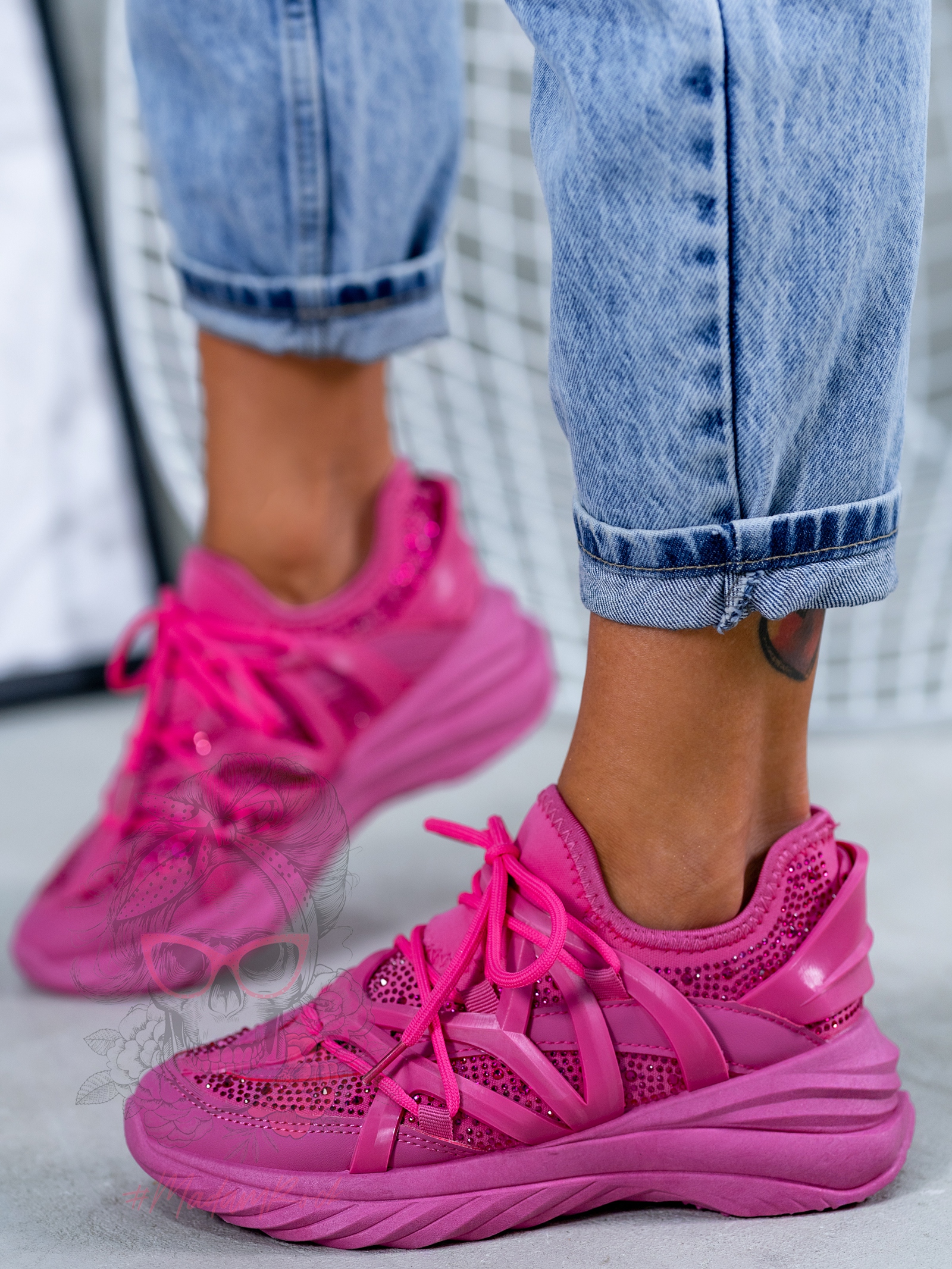 Buty sportowe Madam Pinso fuksja Buty sportowe Madam Pinso fuksja