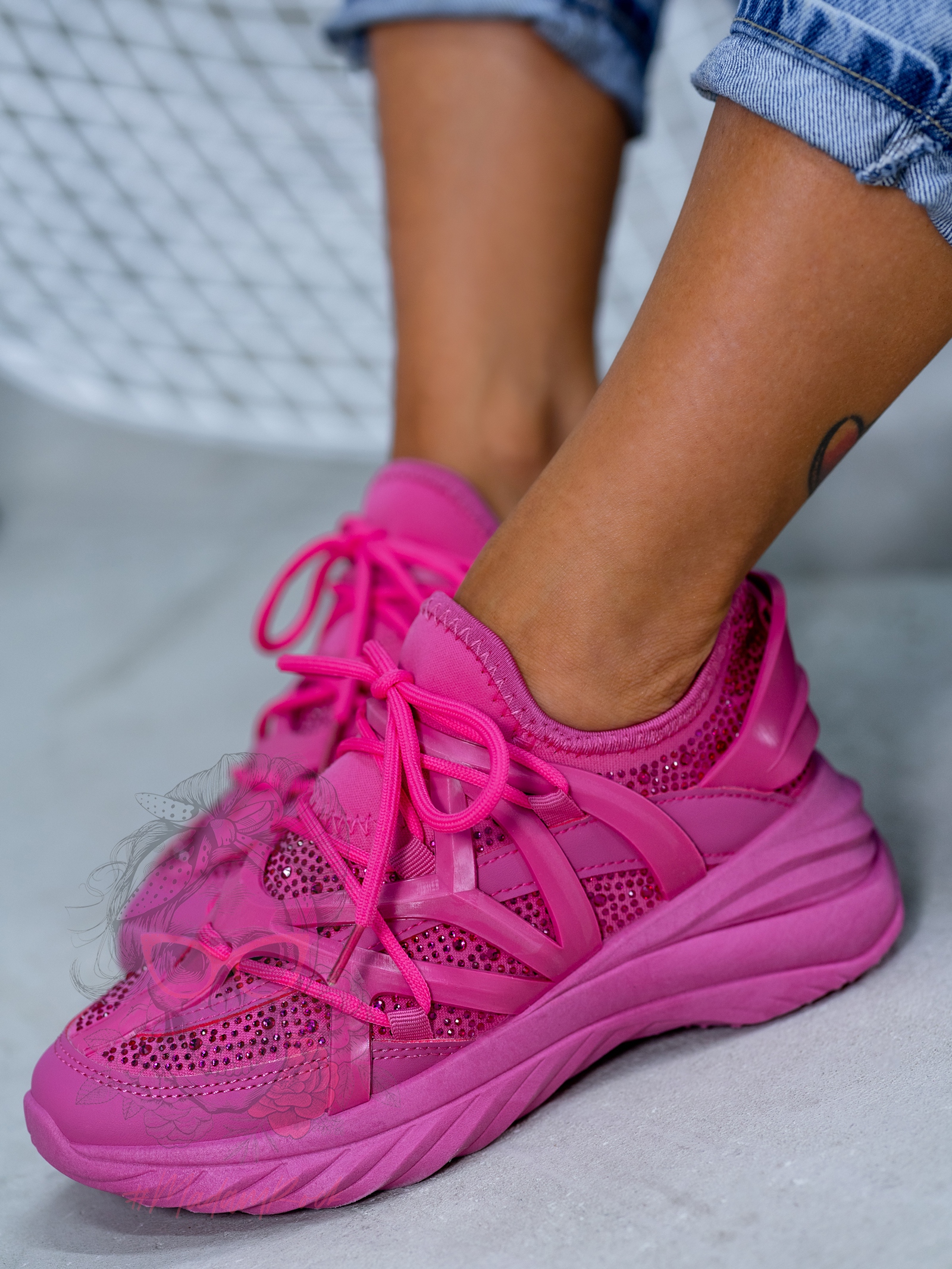 Buty sportowe Madam Pinso fuksja Buty sportowe Madam Pinso fuksja