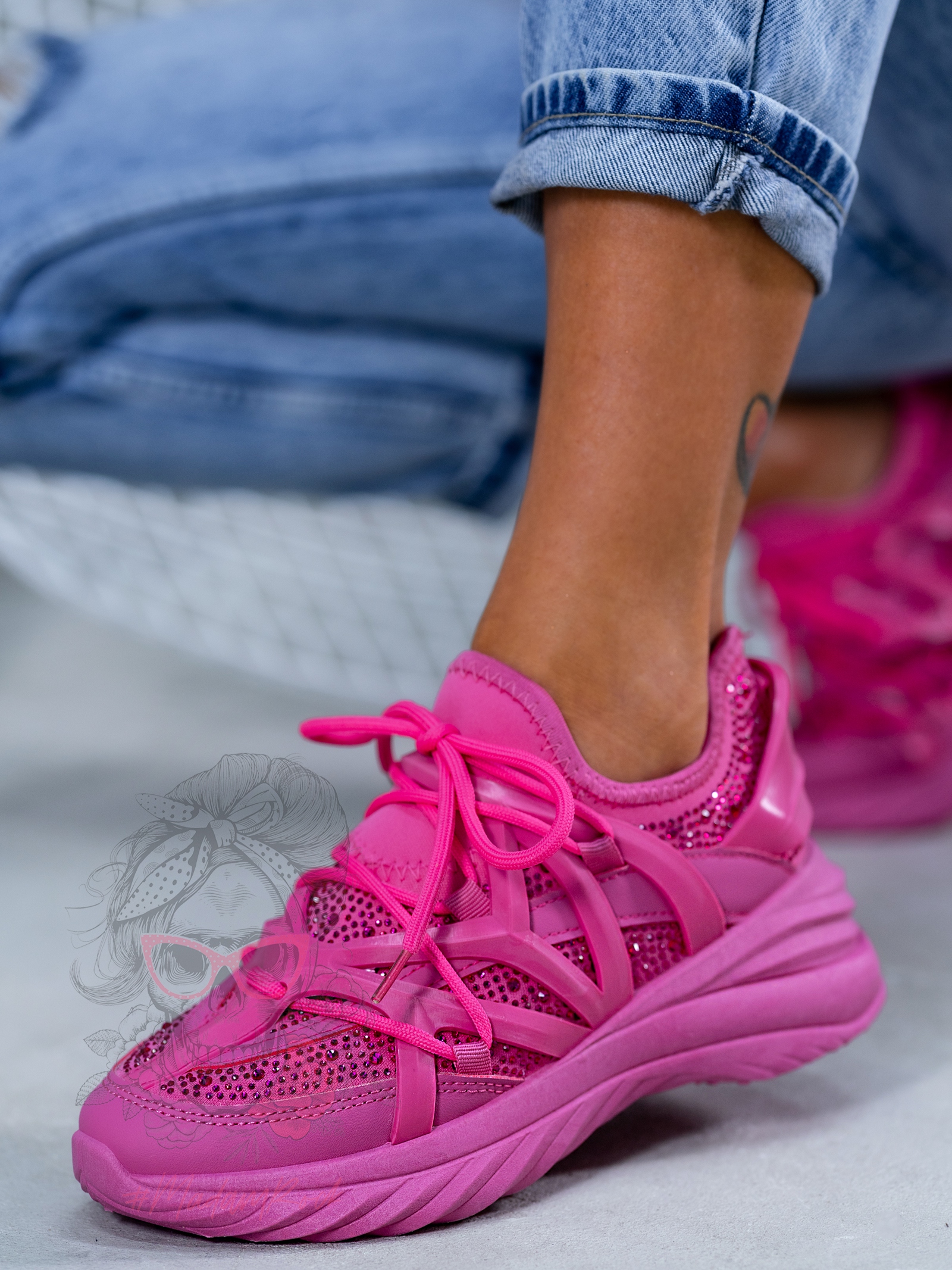 Buty sportowe Madam Pinso fuksja Buty sportowe Madam Pinso fuksja