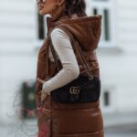 Kamizelka pikowana Cosy karmelowa