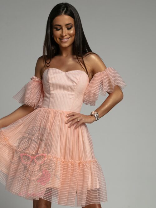 Sukienka balowa NB Bllei morelowa