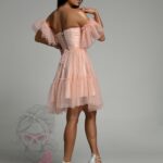 Sukienka balowa NB Bllei morelowa