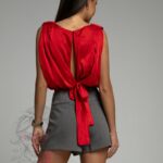 Bluzka bez rękawa NB NewYou czerwona