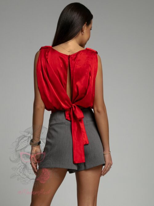 Bluzka bez rękawa NB NewYou czerwona