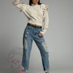 Spodnie jeansowe Mom Pants niebieskie