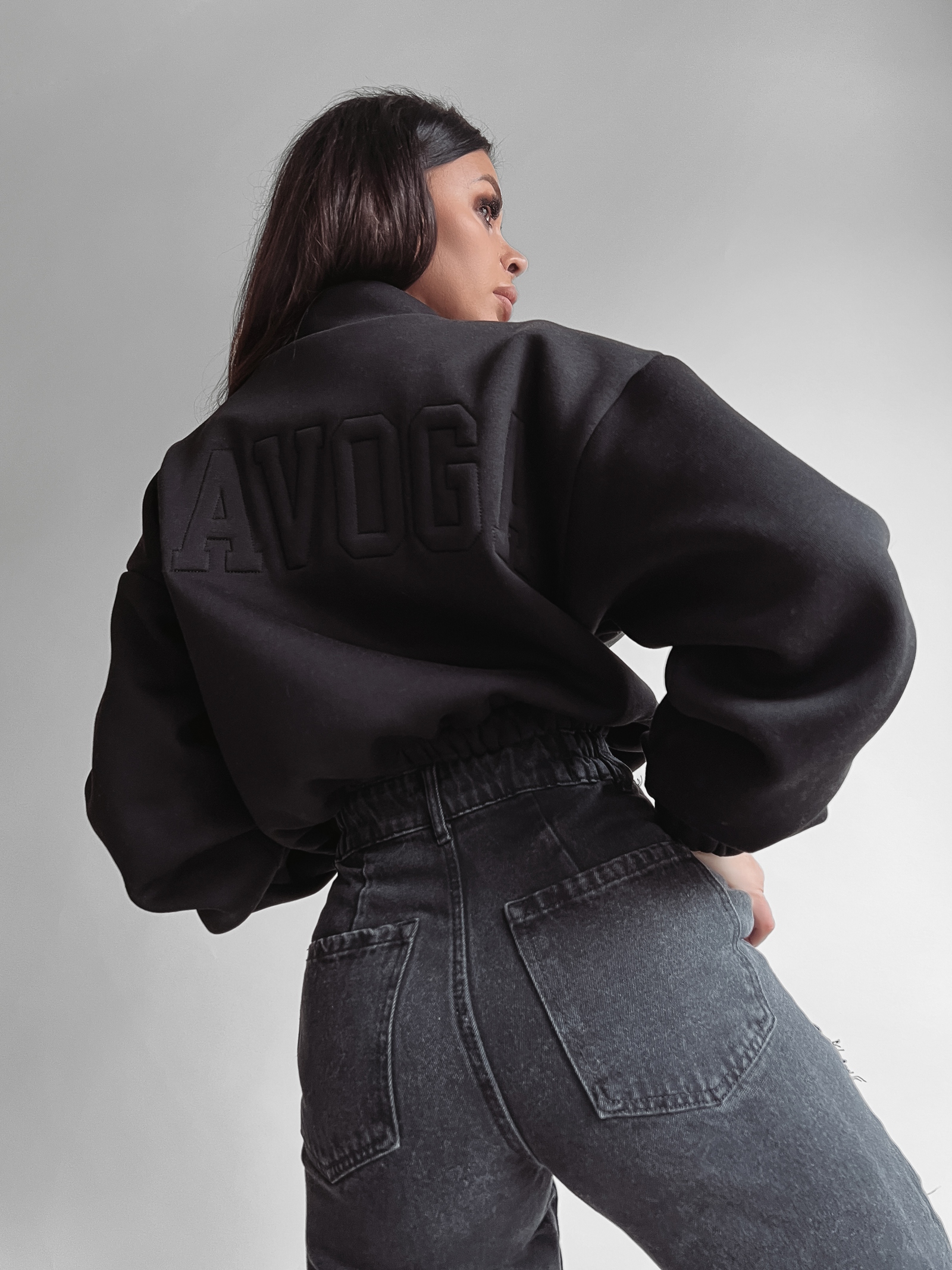 Bluza na suwak Demi Ola Voga czarna