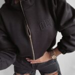 Bluza na suwak Demi Ola Voga czarna