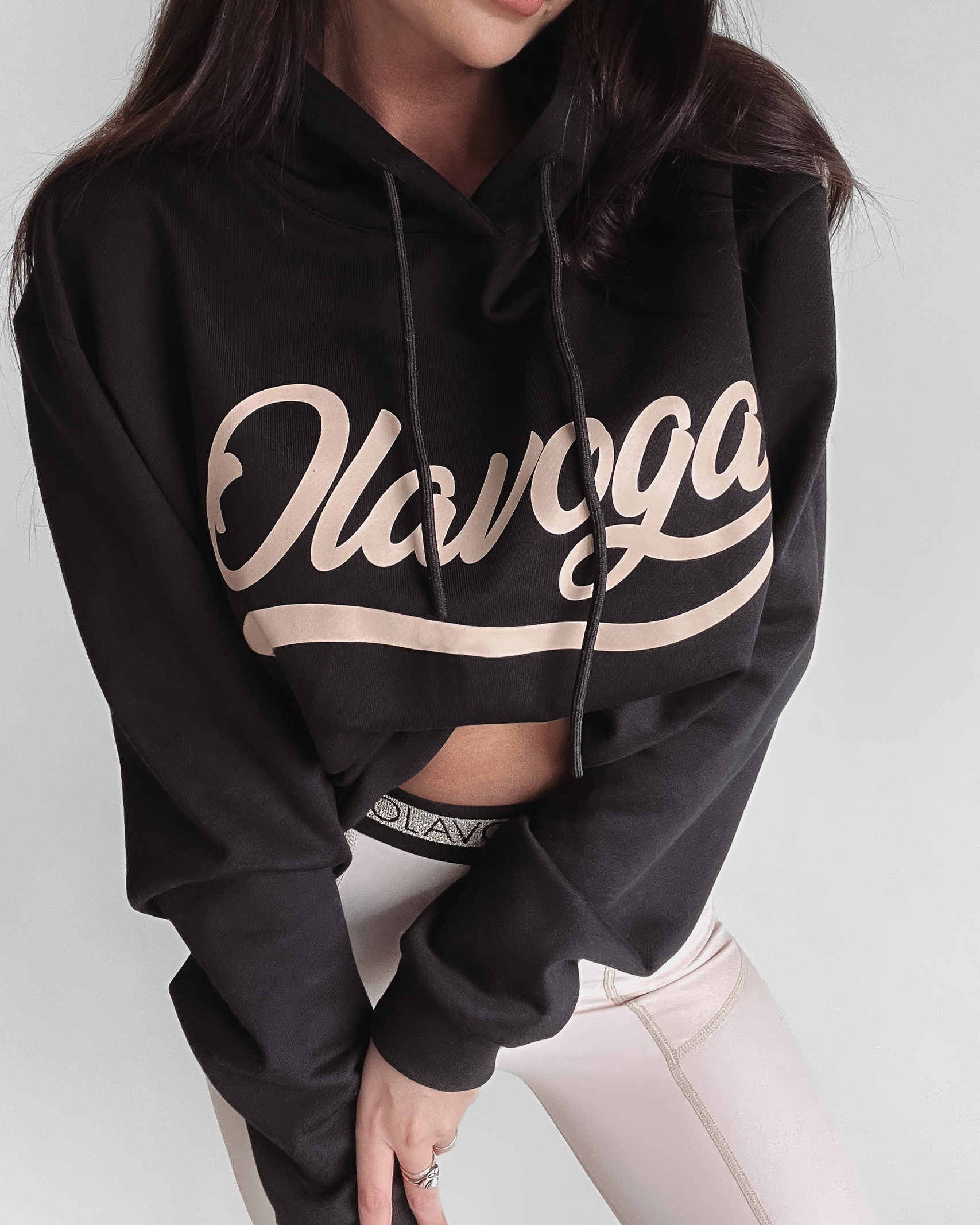 Bluza z kapturem Inga Ola Voga czarna