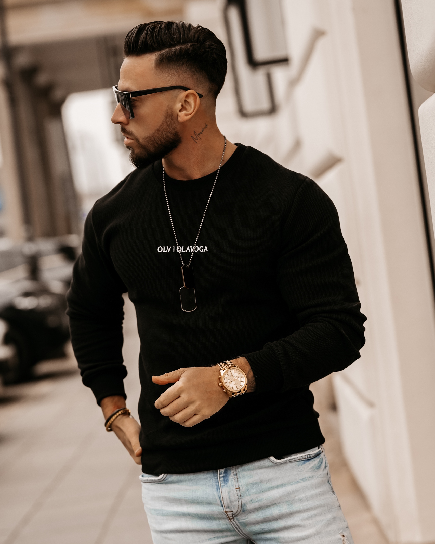 Bluza męska Liam Ola Voga czarna