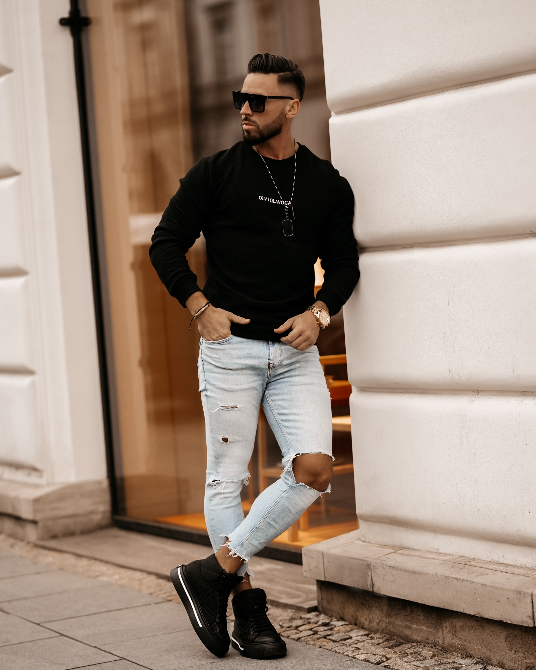 Bluza męska Liam Ola Voga czarna