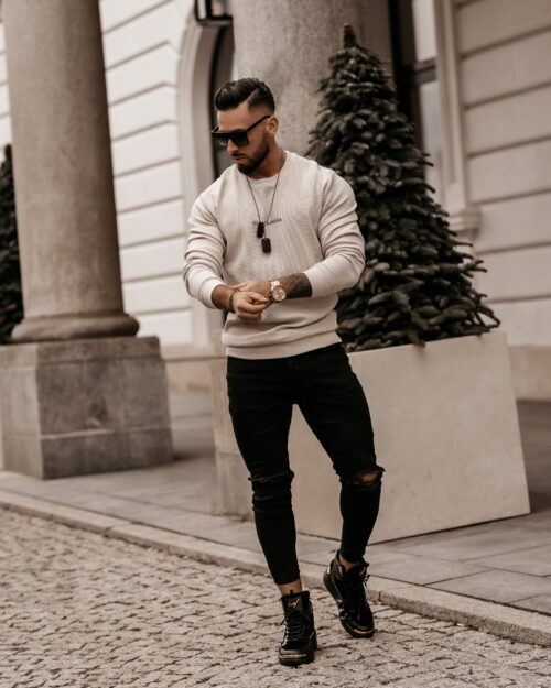 Bluza męska Liam Ola Voga beżowa