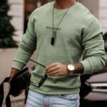 Bluza męska Liam Ola Voga oliwkowa