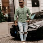 Bluza męska Liam Ola Voga oliwkowa