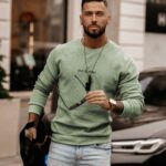 Bluza męska Liam Ola Voga oliwkowa