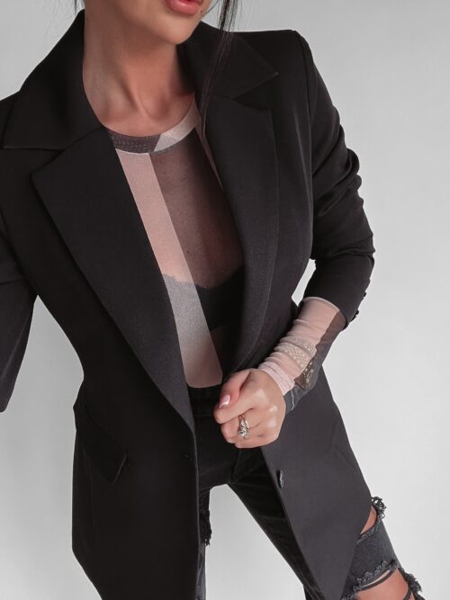 Marynarka klasyczna Elise Ola Voga czarna