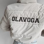 Kurtka przejściowa Vivien Ola Voga ciemnobeżowa