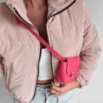 Kurtka przejściowa Vivien Ola Voga pudrowy róż