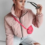 Kurtka przejściowa Vivien Ola Voga pudrowy róż