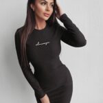 Sukienka dopasowana Marita Ola Voga czarna