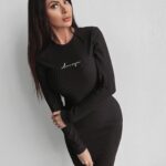 Sukienka dopasowana Marita Ola Voga czarna