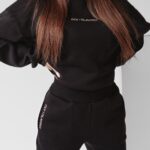 Komplet bawełniany Caren Ola Voga czarny