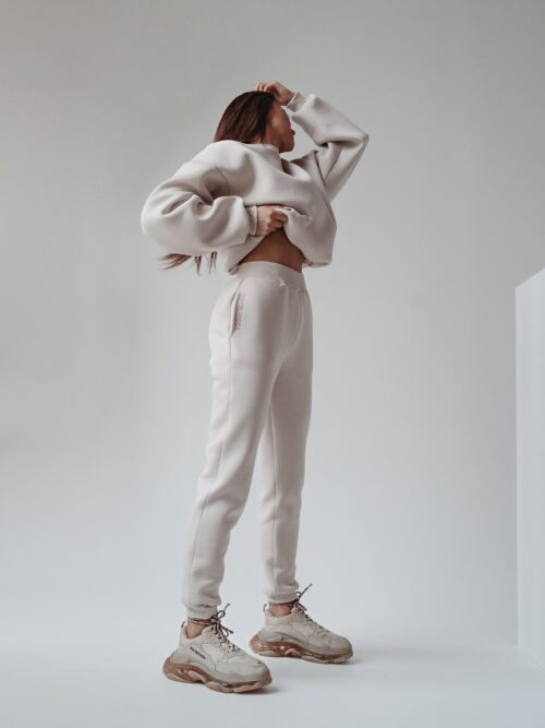 Komplet bawełniany Caren Ola Voga beżowy