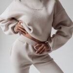 Komplet bawełniany Caren Ola Voga beżowy