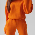 Komplet bawełniany Caren Ola Voga pomarańczowy