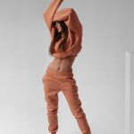 Komplet bawełniany Caren Ola Voga morelowy