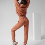 Komplet bawełniany Caren Ola Voga morelowy