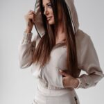 Komplet zamszowy Darla Ola Voga beż