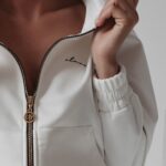 Komplet zamszowy Darla Ola Voga ecru